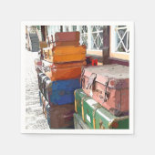 SERVIETTE EN PAPIER TRAIN STATIONS (Devant)