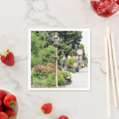 SERVIETTE EN PAPIER TRAIN STATIONS (En situation)