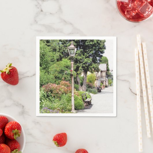 SERVIETTE EN PAPIER TRAIN STATIONS (En situation)