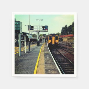 Serviette En Papier Train sur les rails
