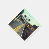 Serviette En Papier Train sur les rails (Coin)