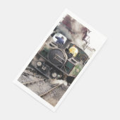 SERVIETTE EN PAPIER TRAINS À VAPEUR (Coin)