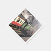 SERVIETTE EN PAPIER TRAINS À VAPEUR (Coin)