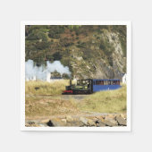 SERVIETTE EN PAPIER TRAINS À VAPEUR (Devant)