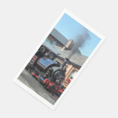 SERVIETTE EN PAPIER TRAINS À VAPEUR (Coin)