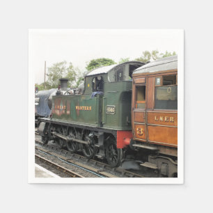 SERVIETTE EN PAPIER TRAINS À VAPEUR