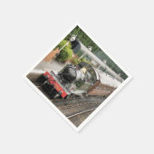 SERVIETTE EN PAPIER TRAINS À VAPEUR (Coin)