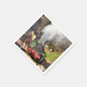 SERVIETTE EN PAPIER TRAINS À VAPEUR (Coin)