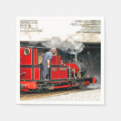 SERVIETTE EN PAPIER TRAINS À VAPEUR (Devant)