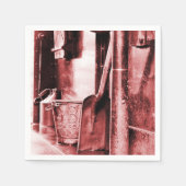 SERVIETTE EN PAPIER TRAINS À VAPEUR (Devant)