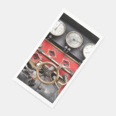 SERVIETTE EN PAPIER TRAINS À VAPEUR (Coin)