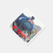 SERVIETTE EN PAPIER TRAINS À VAPEUR (Coin)