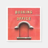 SERVIETTE EN PAPIER TRAINS À VAPEUR (Devant)