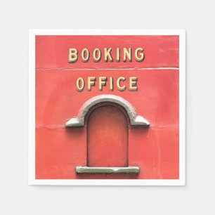 SERVIETTE EN PAPIER TRAINS À VAPEUR