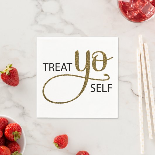 Serviette En Papier Traitez votre auto-or (En situation)