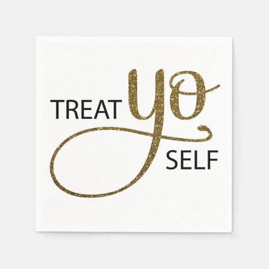 Serviette En Papier Traitez votre auto-or (Devant)