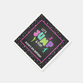 Serviette En Papier Trampoline fête d'anniversaire Napkin - Fille (Coin)