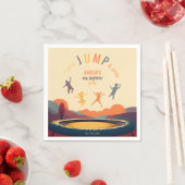Serviette En Papier Trampoline Jump and Play Anniversaire de enfant Pa (En situation)