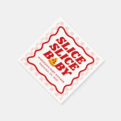 Serviette En Papier Tranche Tranche Bébé Fête Bébé Pizza (Coin)