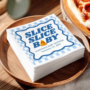Serviette En Papier Tranche Tranche Bébé Fête de Bébé Pizza