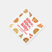 Serviette En Papier Trancher, Trancher, Bébé ! Pizza fête d'anniversai (Coin)