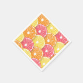 Serviette En Papier Tranches d'agrumes (Coin)