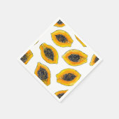 Serviette En Papier Tranches de Papaya (Coin)