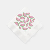 Serviette En Papier Tranches de pastèque (Coin)