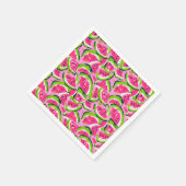 Serviette En Papier Tranches de pastèque rose motif prépa (Coin)