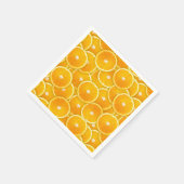 Serviette En Papier Tranches orange (Coin)