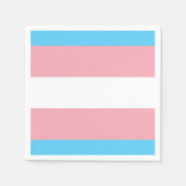 Serviette En Papier Trans Pride ! (Devant)