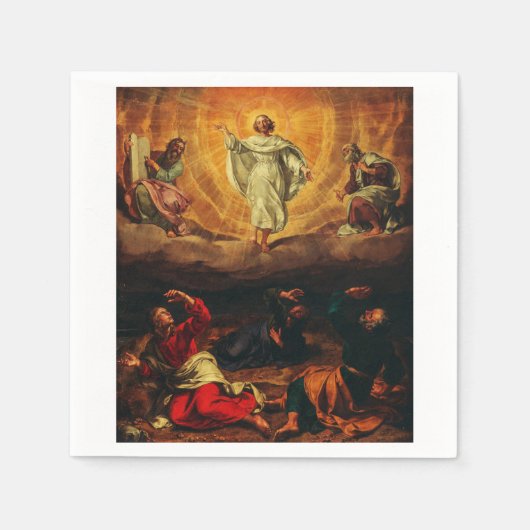 Serviette En Papier Transfiguration de Jésus Christ (Devant)