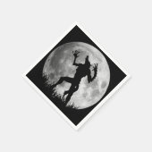Serviette En Papier Transformation de la Pleine lune du loup-garou coo (Coin)