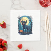 Serviette En Papier Transformation du loup-garou de vache (En situation)