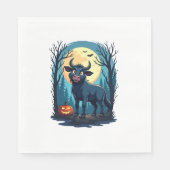 Serviette En Papier Transformation du loup-garou de vache (Devant)