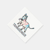 Serviette En Papier Transgenre Zebra (Coin)