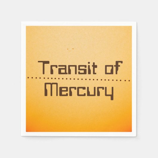 Serviette En Papier Transport au mercure du Soleil (Devant)