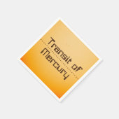 Serviette En Papier Transport au mercure du Soleil (Coin)