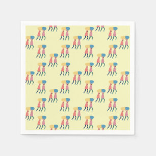 Serviette En Papier Transport D'Un Motif De Pilules