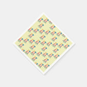 Serviette En Papier Transport D'Un Motif De Pilules (Coin)