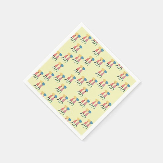 Serviette En Papier Transport D'Un Motif De Pilules (Coin)