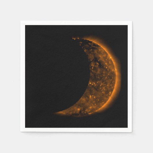 Serviette En Papier Transport par éclipse solaire (Devant)