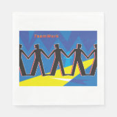 Serviette En Papier Travail d'équipe (Devant)