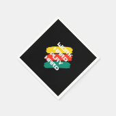 Serviette En Papier Travailler dur Jouer Cool dur Conception classique (Coin)