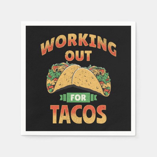 Serviette En Papier Travailler pour Tacos (Devant)