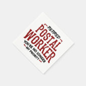 Serviette En Papier Travailleur de poste retraité Mailman Céramique de (Coin)