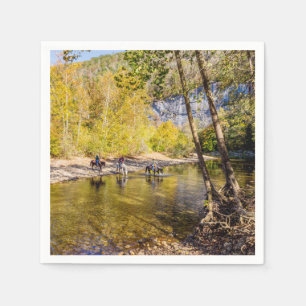 Serviette En Papier Traverser La Napkin Papier De La Rivière Buffalo