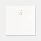 Serviette En Papier Treble Maker Clef Music Musician Notes Composer Gi (Devant)