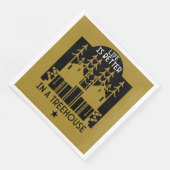 Serviette En Papier Treehouse Playhouse Retour À L'École (Coin)