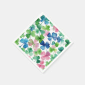 Serviette En Papier Trèfle (Coin)